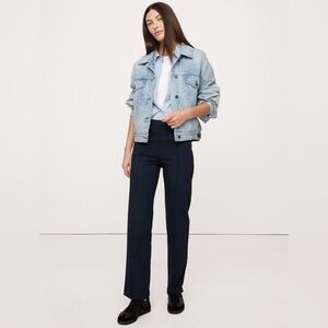 NWT! Banana Republic Hyper Navy Blue Straight Everywhere Ponte Pant - Multiple🤎